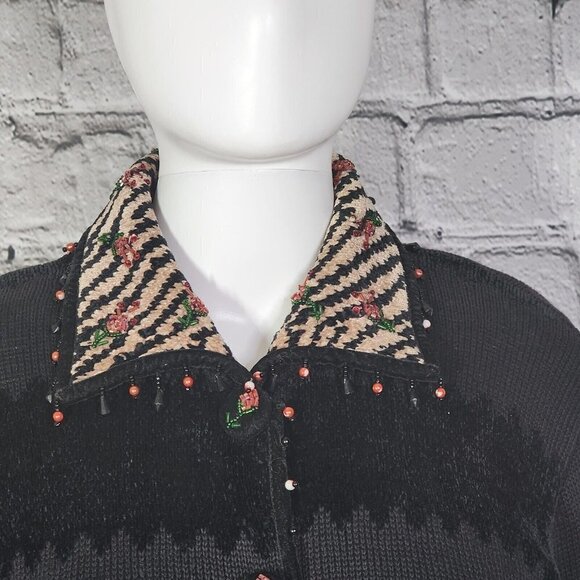 Jack B Quick Goth Emo Spring Cardigan, Women's Medium - Picture 4 of 12